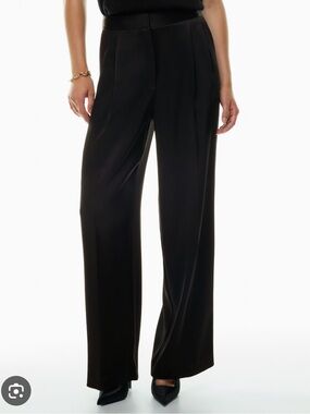 Aritzia Pleated Satin Pant